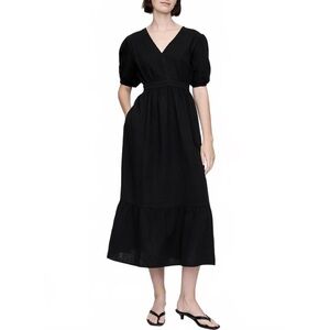 NWT GAP Black Midi Dress